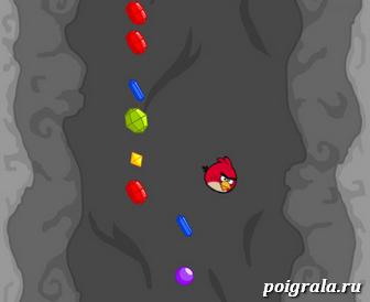 Игра Злые птички: собери алмазы Злые птички: собери алмазы картинка 1